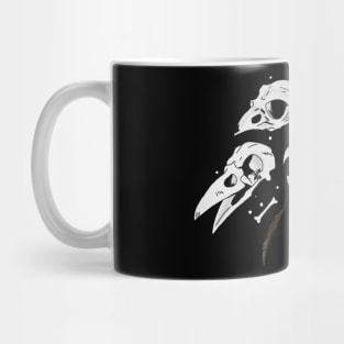 Bird skulls with feathers Mug